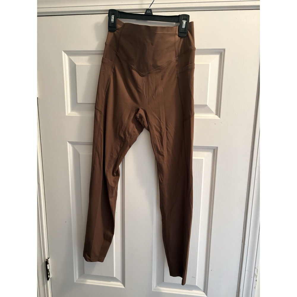 Halara Brown Pocket Leggings Size Small NWT Soft New With Tags